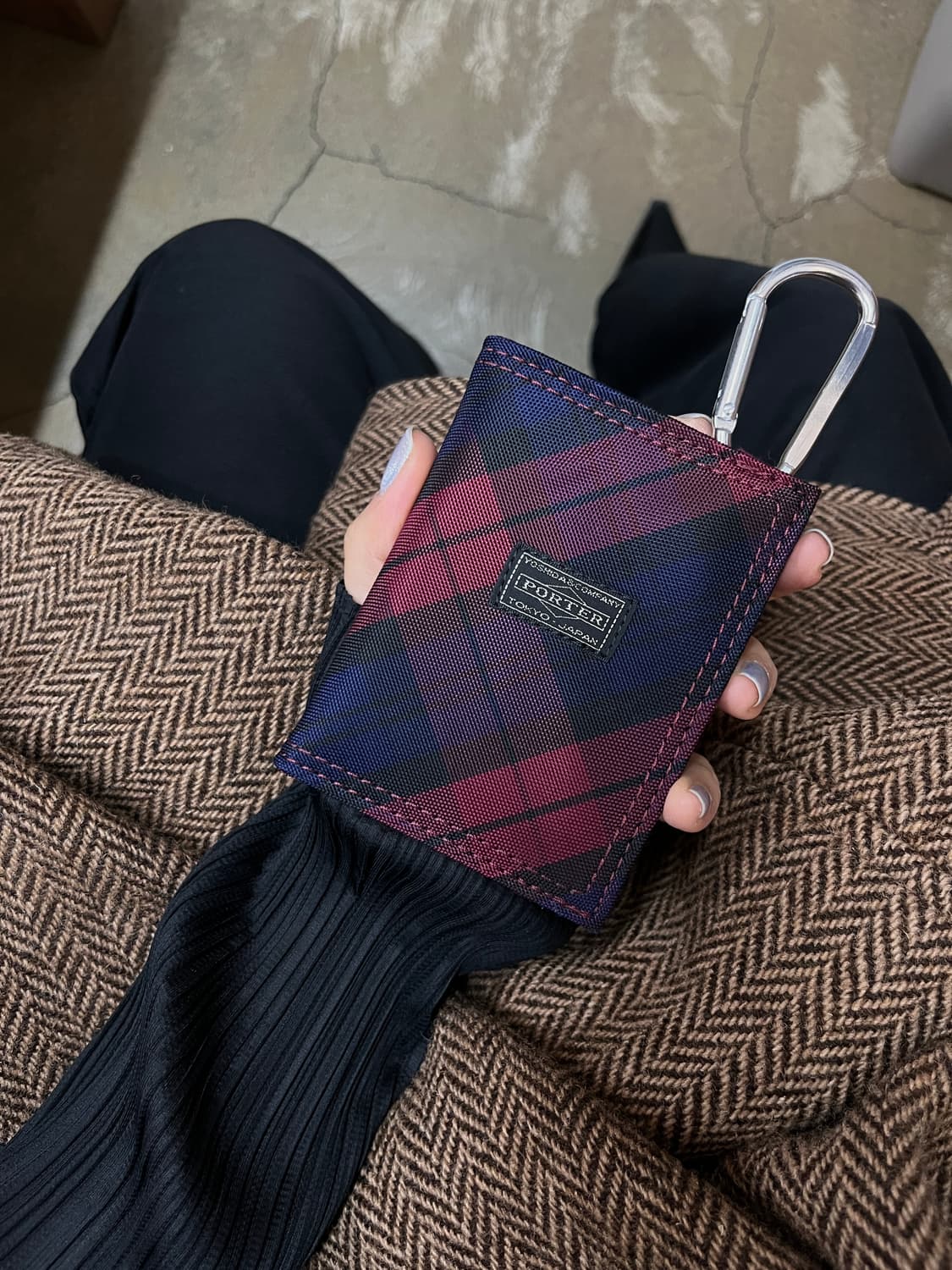 Porter 포터 스트랩 지갑 버건디 상품이미지2