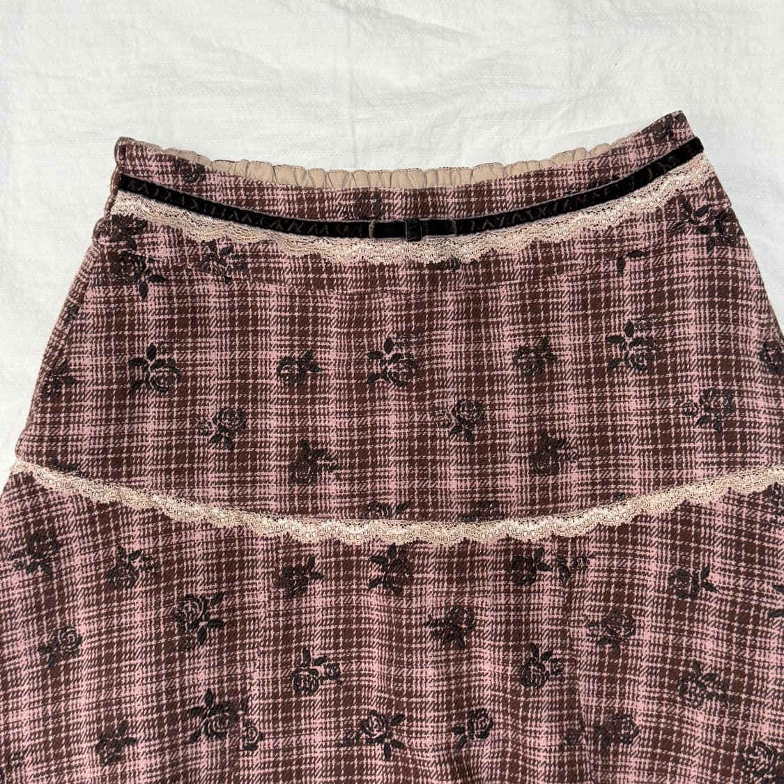 ✴︎ axes femme 로즈 레이스 스커트 상품이미지3