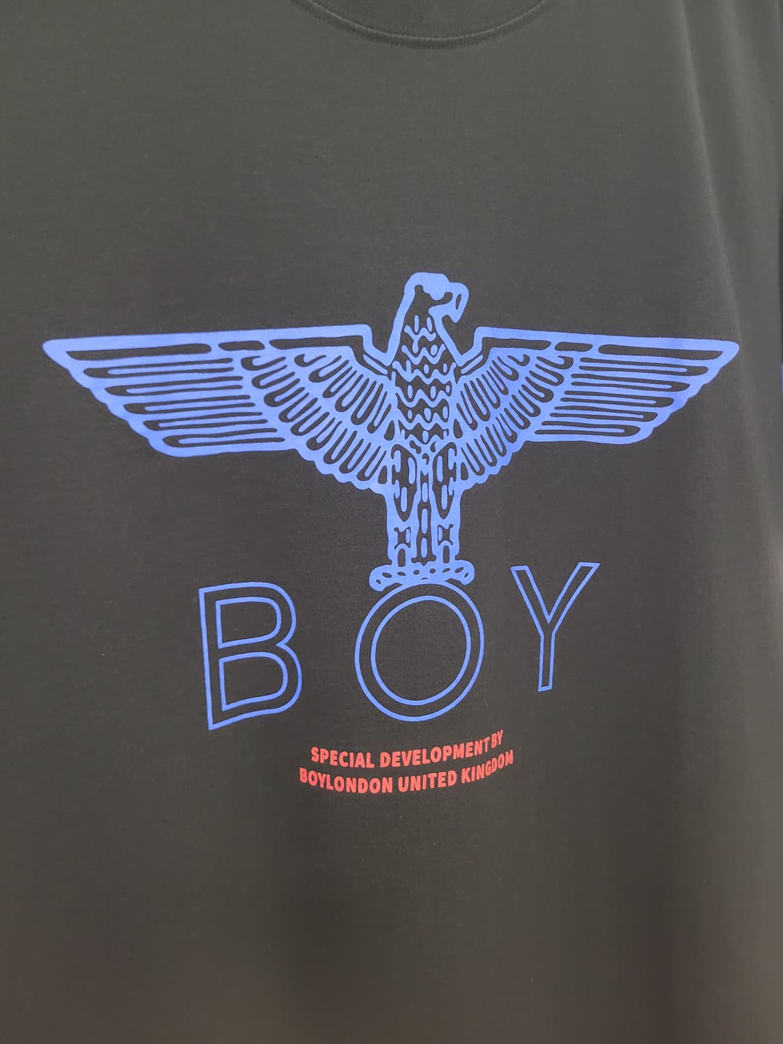 보이런던 시그니처 로고 블랙 반팔 티셔츠 L사이즈 상품이미지4