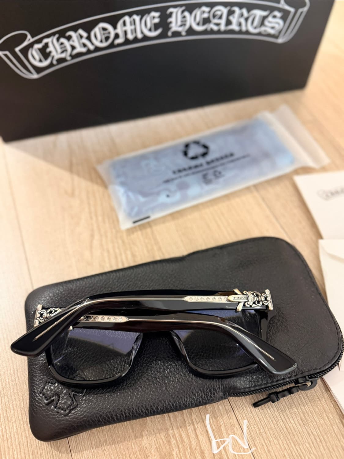 크롬하츠 바질리오네어2 안경 블랙 실버 새상품 상품이미지8
