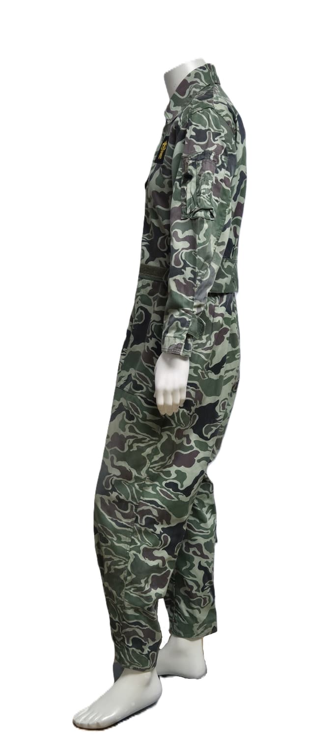 육군 구형 충정무늬 전차병 특수복 오버롤 기갑복 전투복 오버롤 (S) 상품이미지2