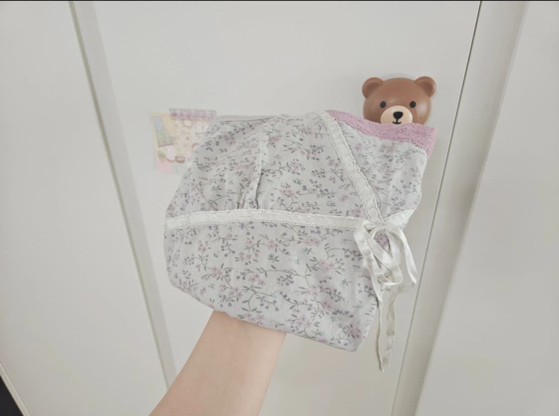 빈티지 잔꽃 슬리브리스 상품이미지6