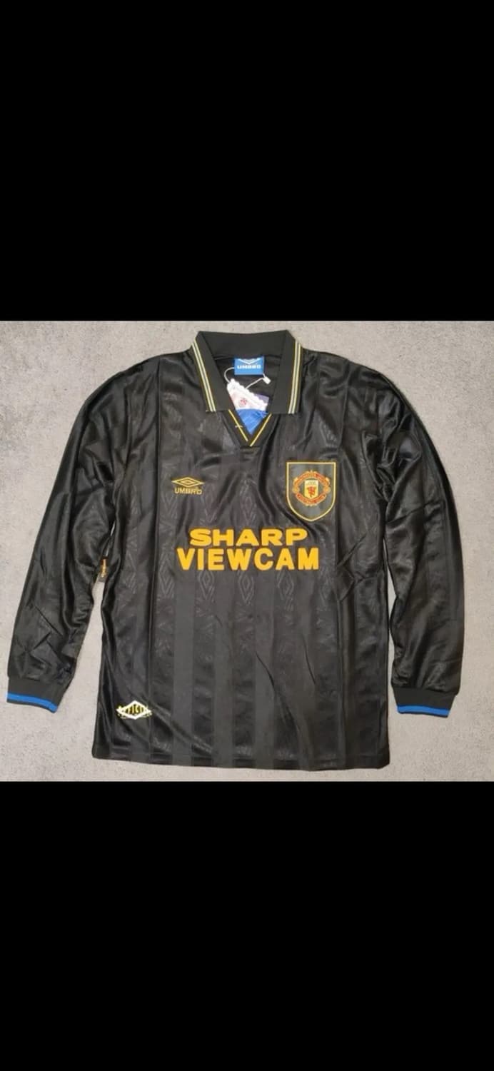 엄브로 93-95 맨체스터 유나이티드 FC 어웨이 칸토나 상품이미지1