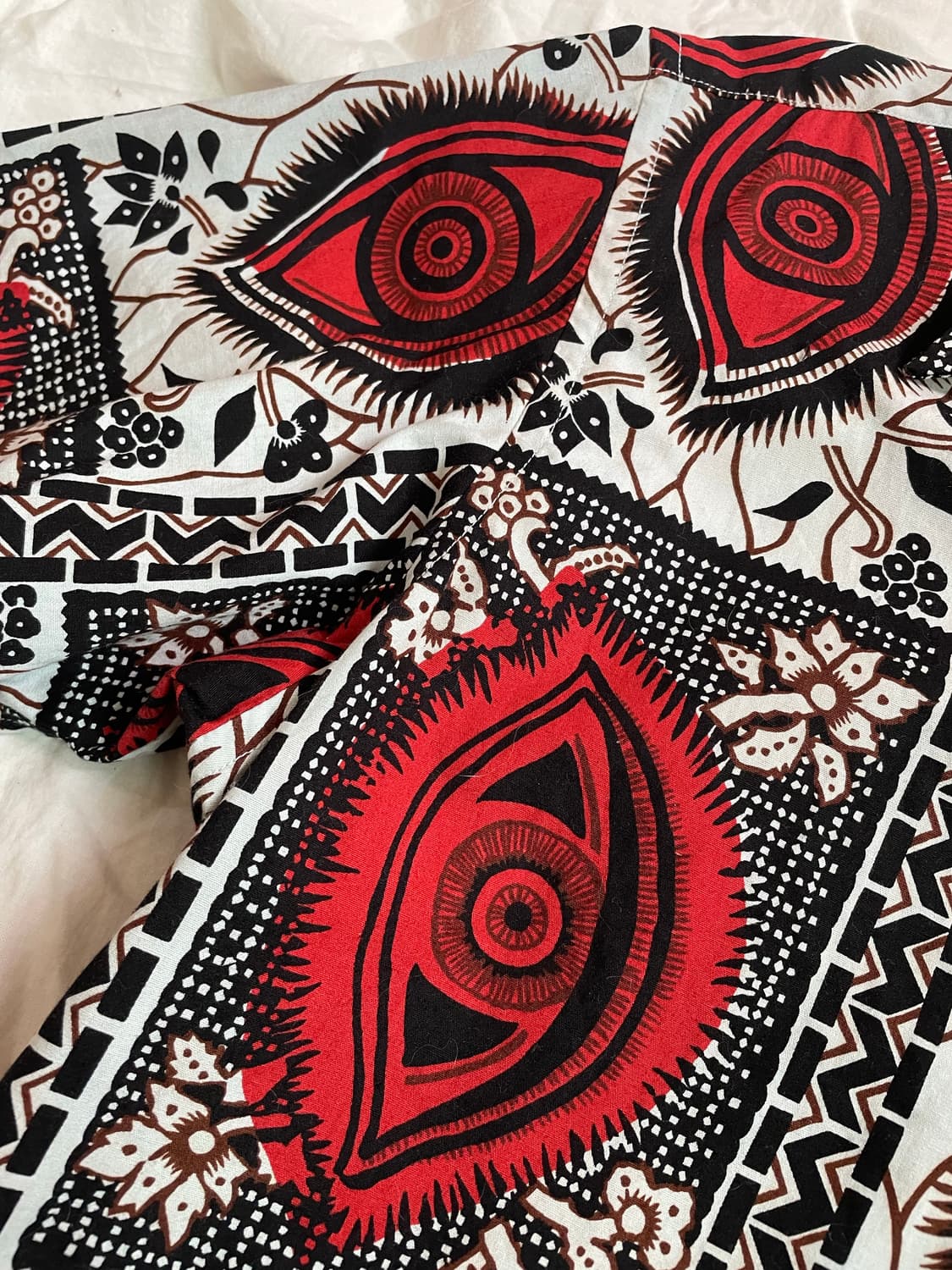 Katharine Hamnett 레드블랙 그래픽 셔츠 상품이미지3