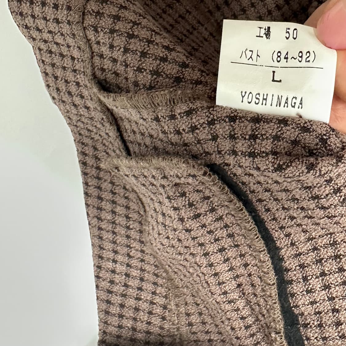 Japanese vintage 체크 베스트 조끼 상품이미지6