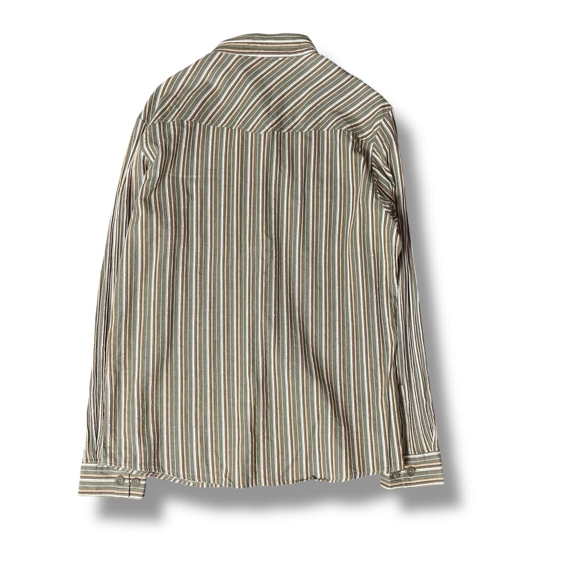 NGENE 브라운 스트라이프 셔츠 105 상품이미지2