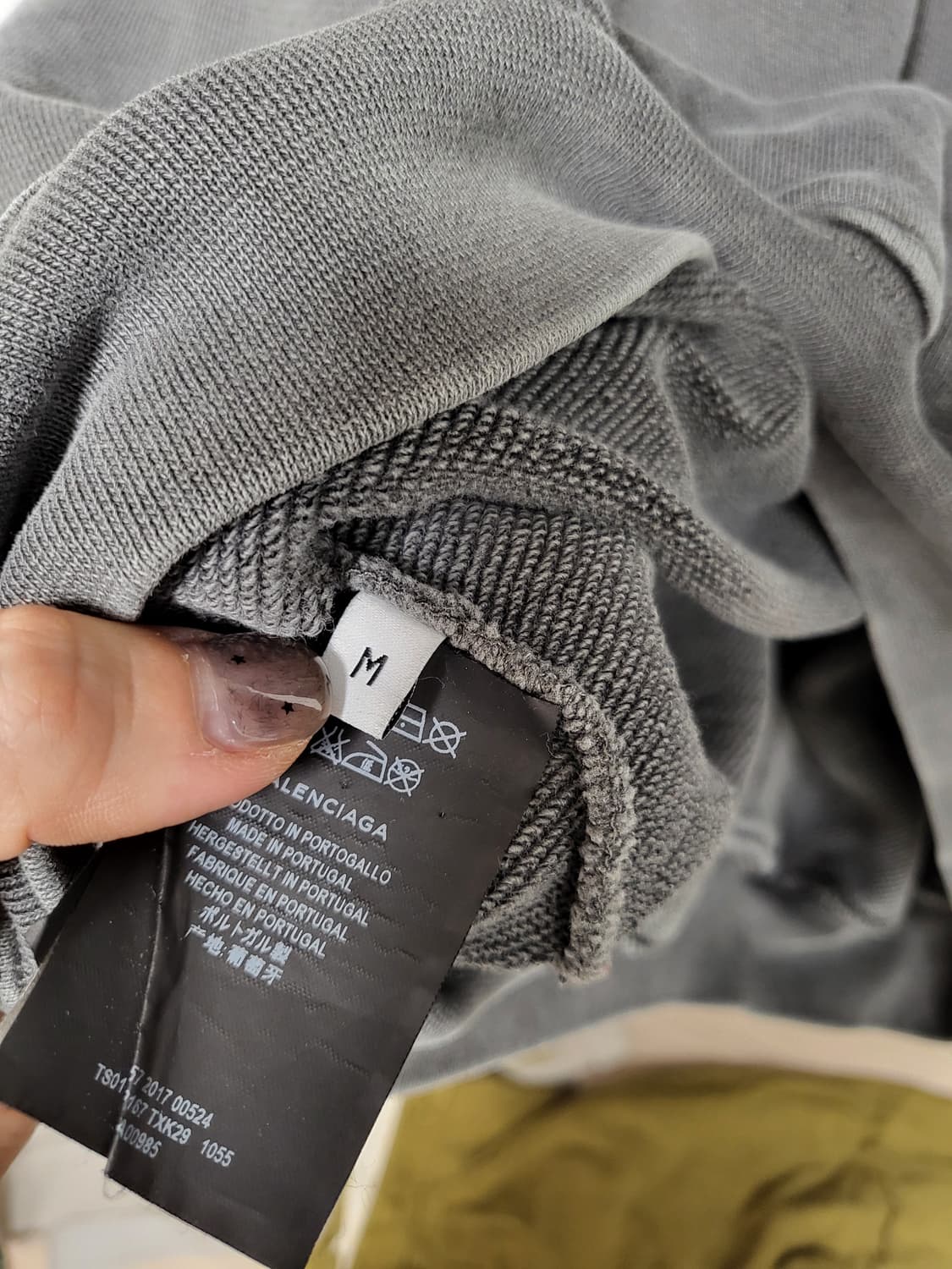 발렌시아가 백로고 후드 M 상품이미지3