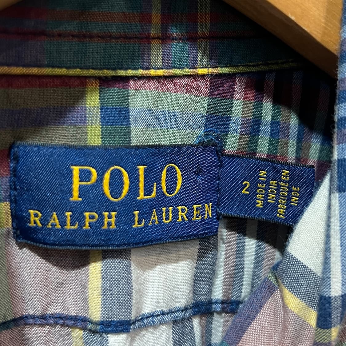 폴로 랄프로렌 체크 긴팔 셔츠 상품이미지3