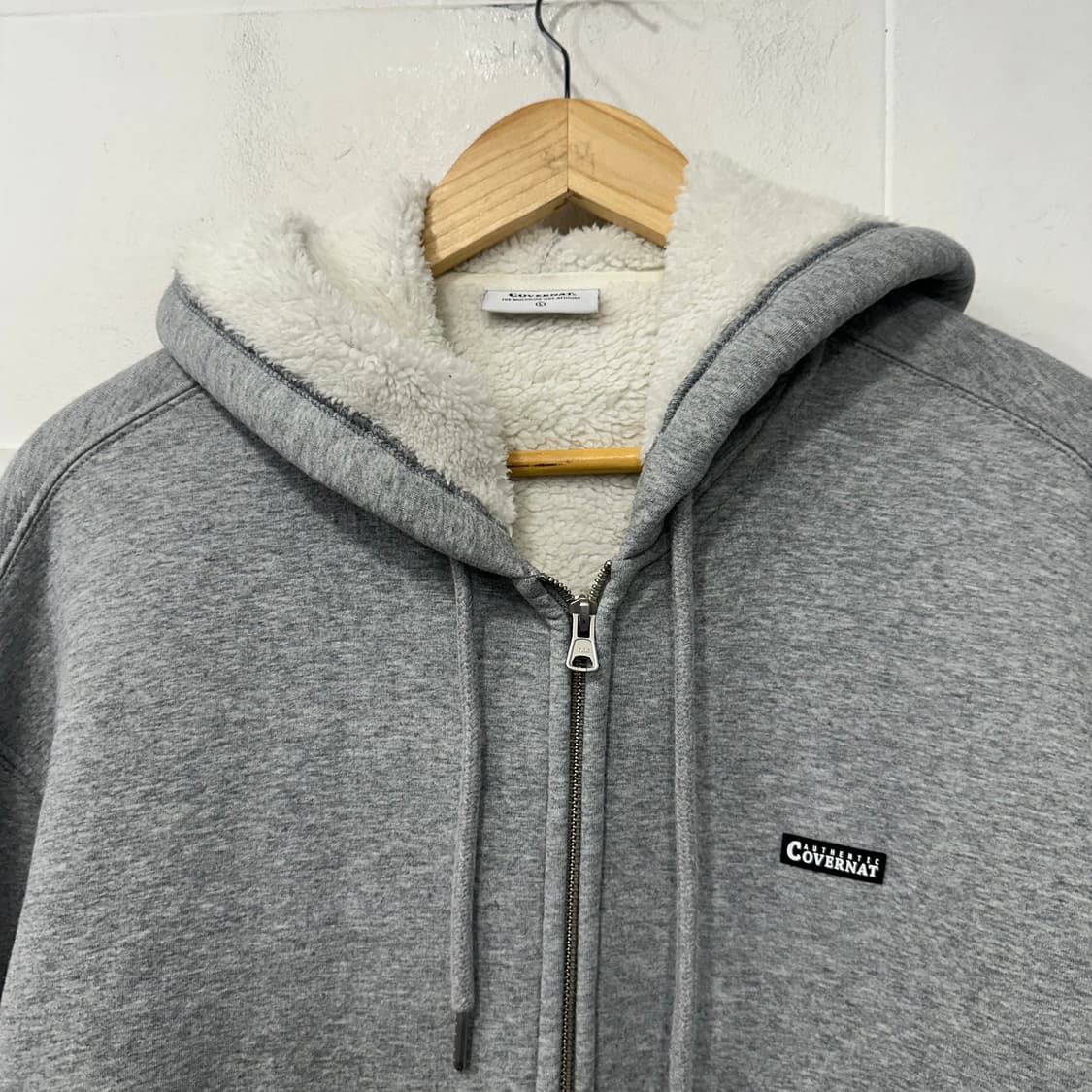 커버낫 양털후드집업 상품이미지2