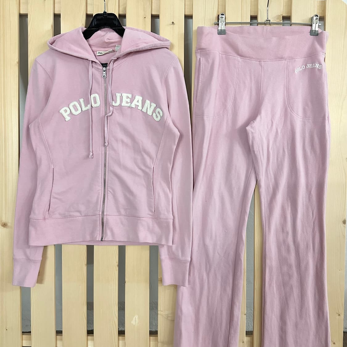 (SET) 폴로 베이비 핑크 후드집업+ 바지 상품이미지1