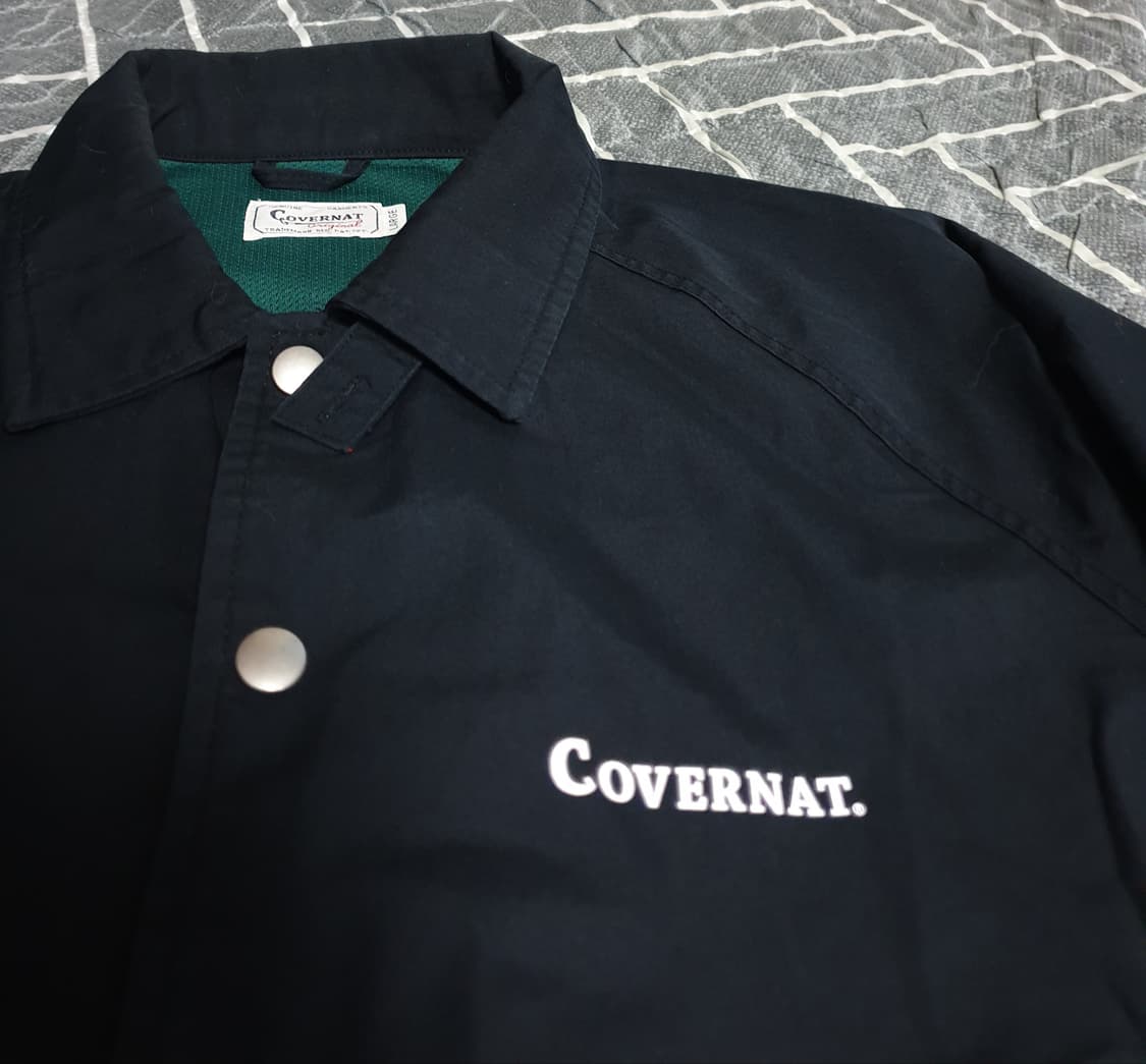 커버낫 오리지날 스탠다드로고 코치자켓 블랙 (L) 상품이미지2