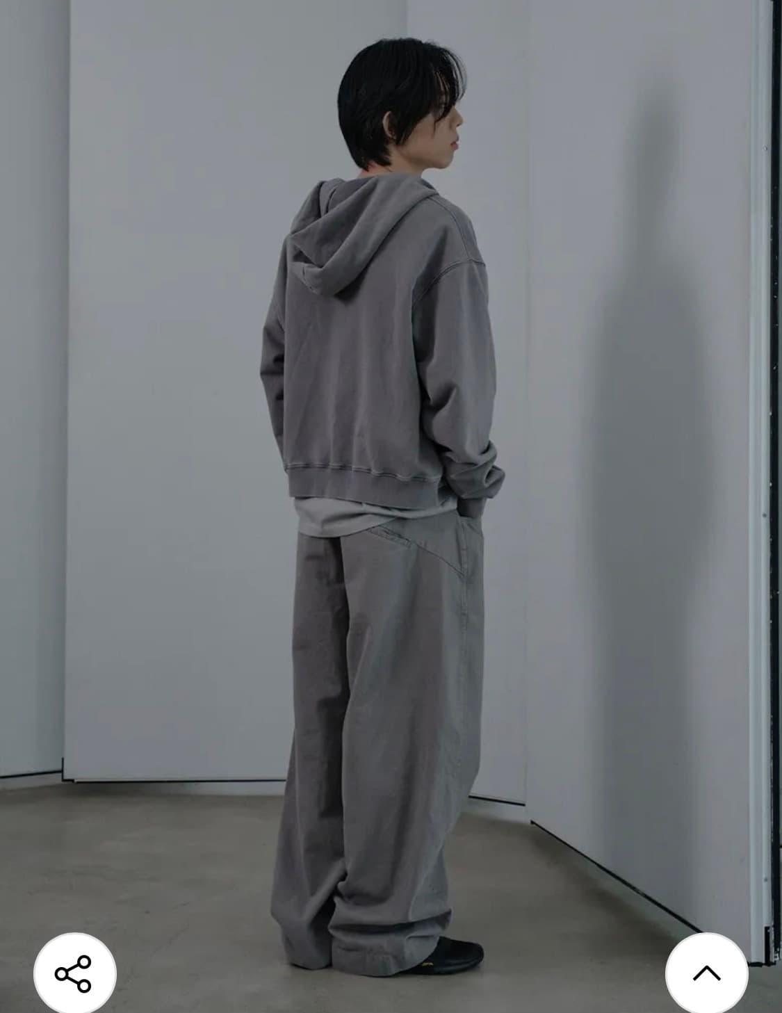 다이브인 WASHED CURVED CHINO PANTS 상품이미지2