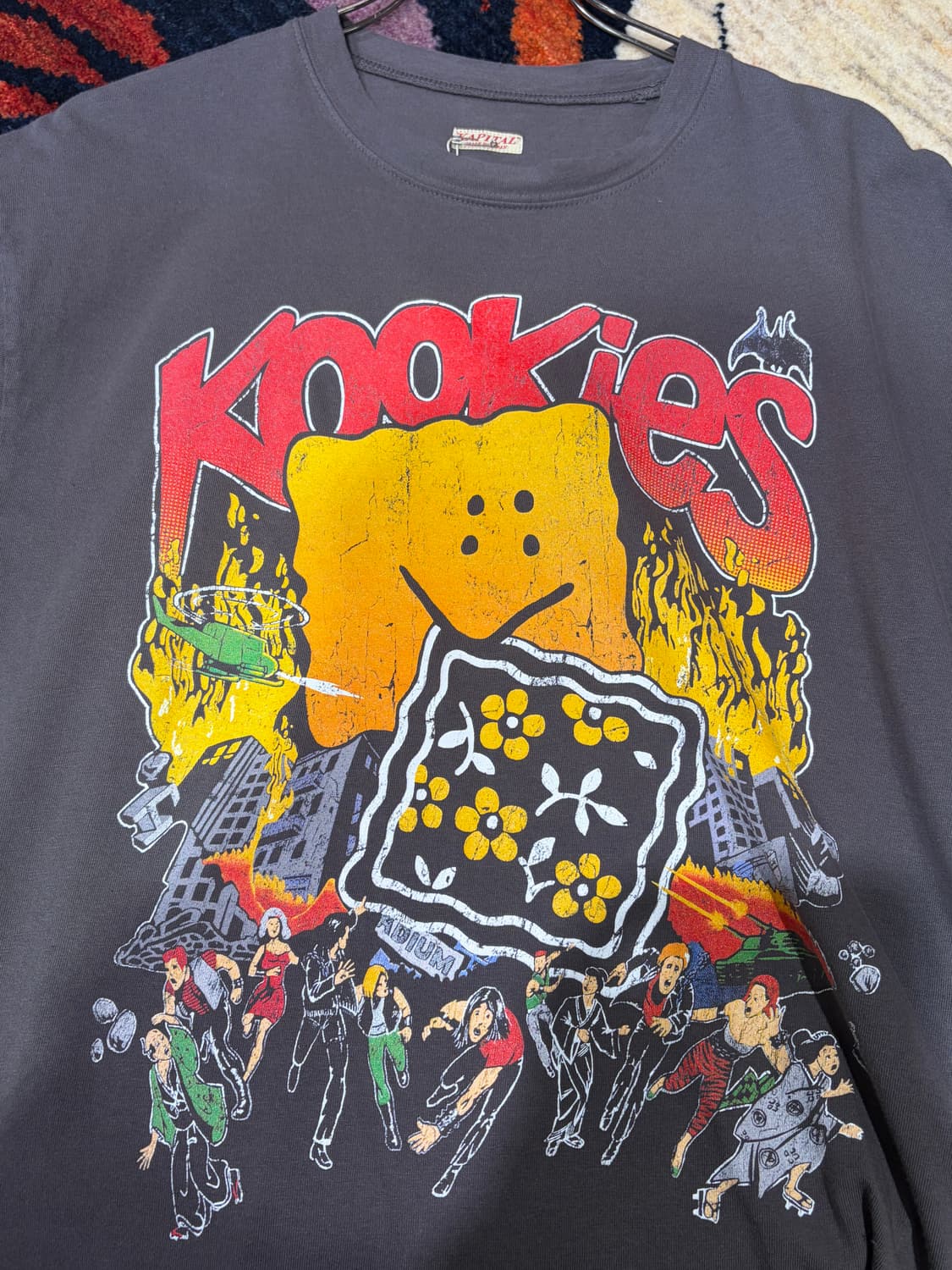 [미개봉새상품] kapital 캐피탈 20 크루 쿠키 반팔 티셔츠 상품이미지2