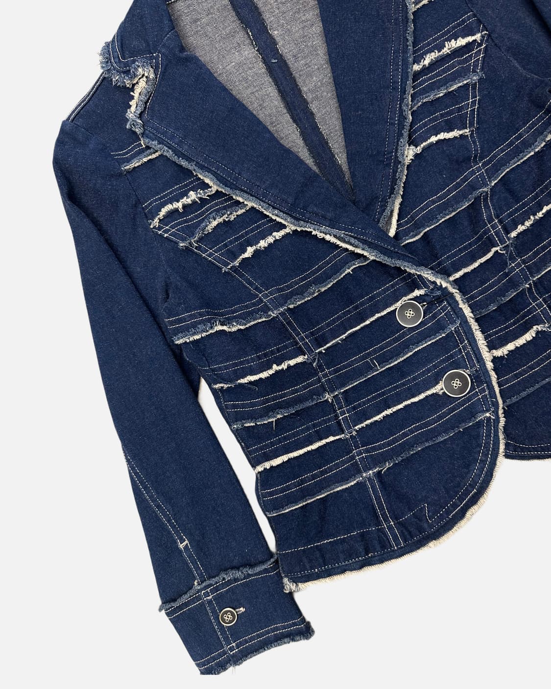 stitch seam tired denim jacekt 상품이미지3