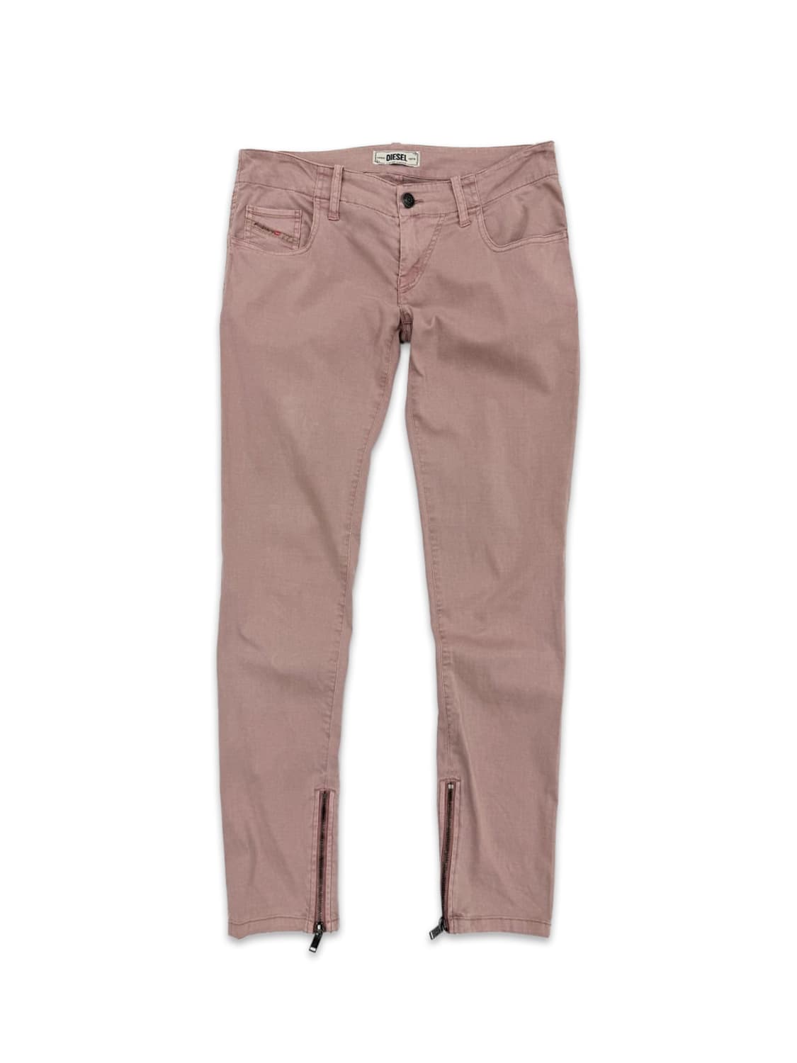 빈티지 디젤 핑크 로우라이즈 코튼 팬츠 상품이미지1