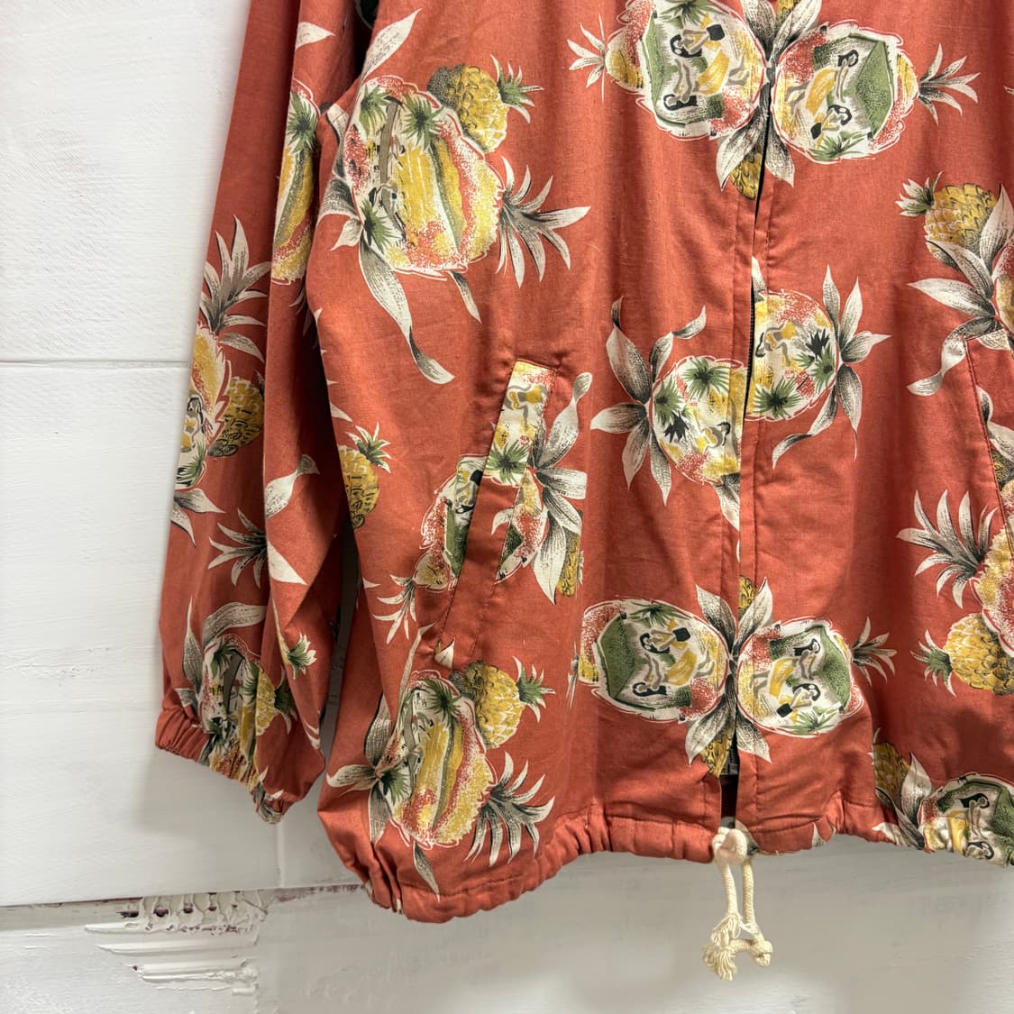 하와이안 후드 패턴 집업 점퍼 자켓 JPN 상품이미지3