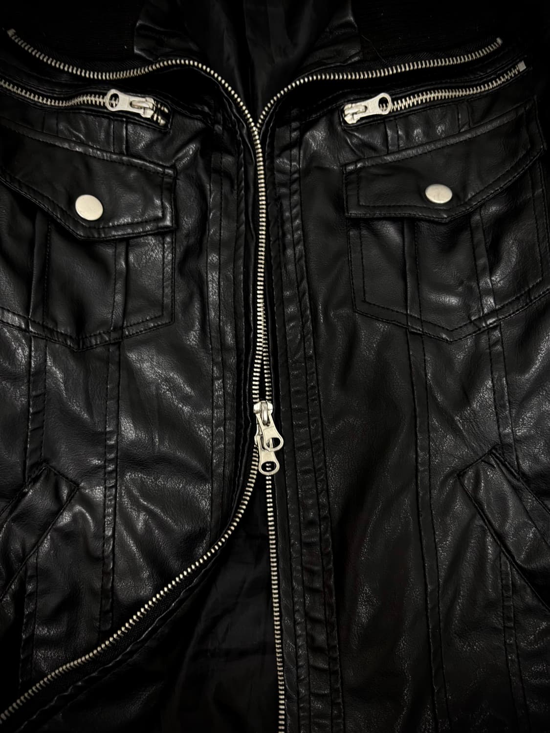  00‘s Design 2-way Double Neck Leather J 상품이미지3