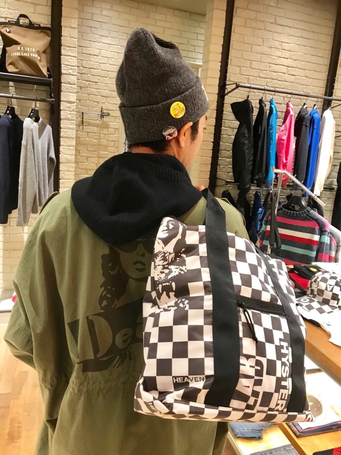 히스테릭 글래머 오버사이즈 밀리터리 자켓 상품이미지8