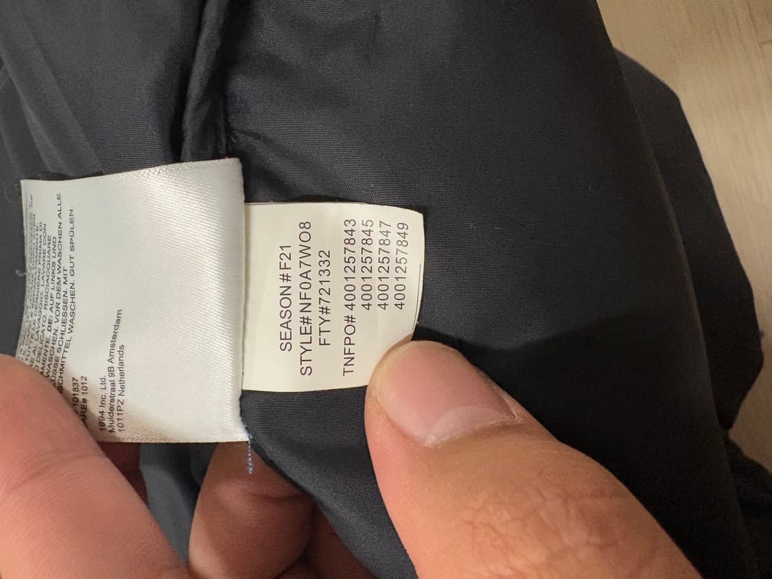 슈프림 x 노스페이스 블리치드 데님 눕시 (xl) 상품이미지5