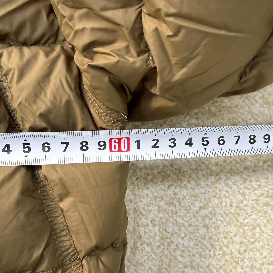 실측확인 빈티지 여성 카키 패딩 0204T1 상품이미지5