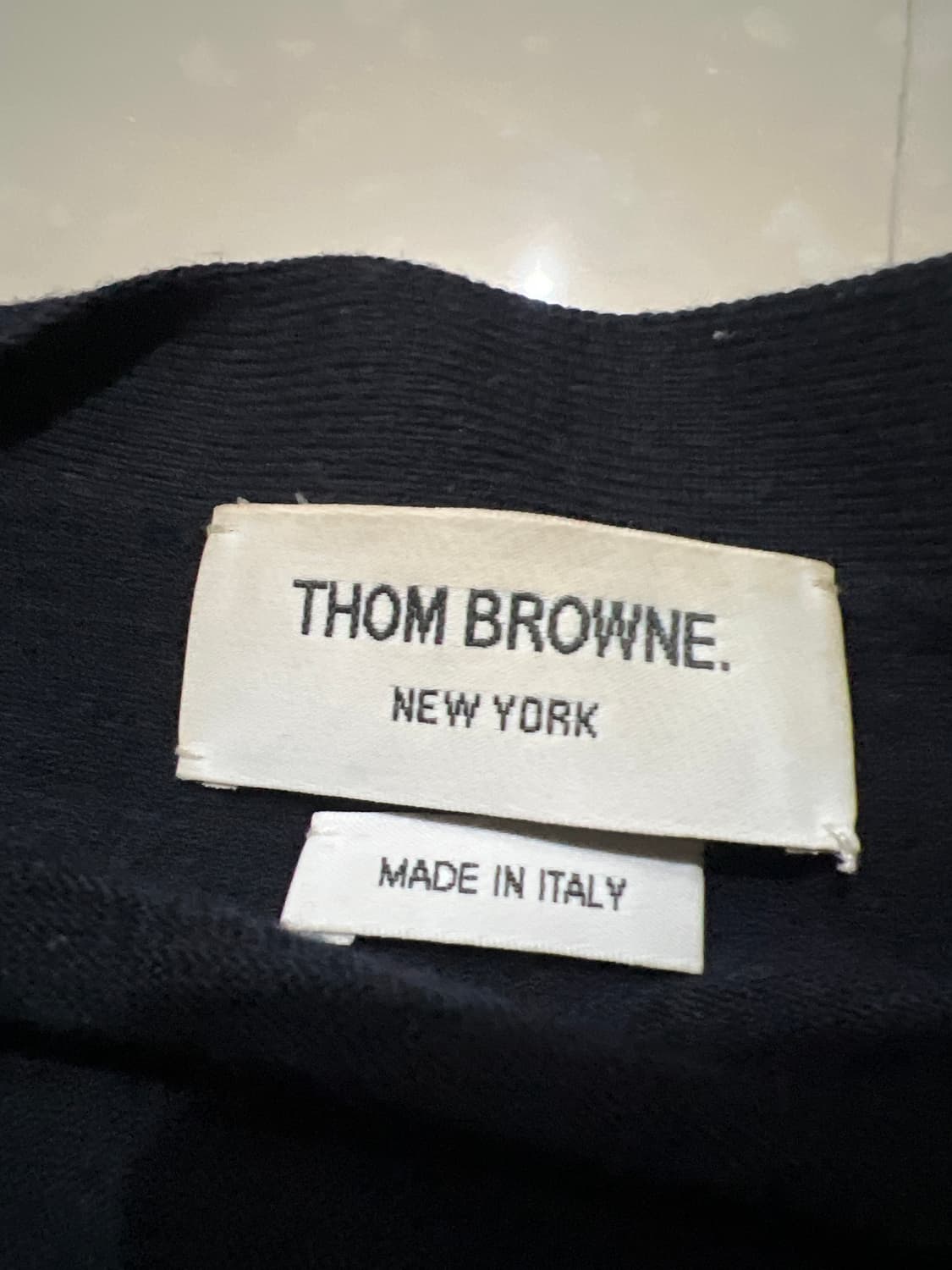 톰브라운 가디건 네이비 상품이미지2