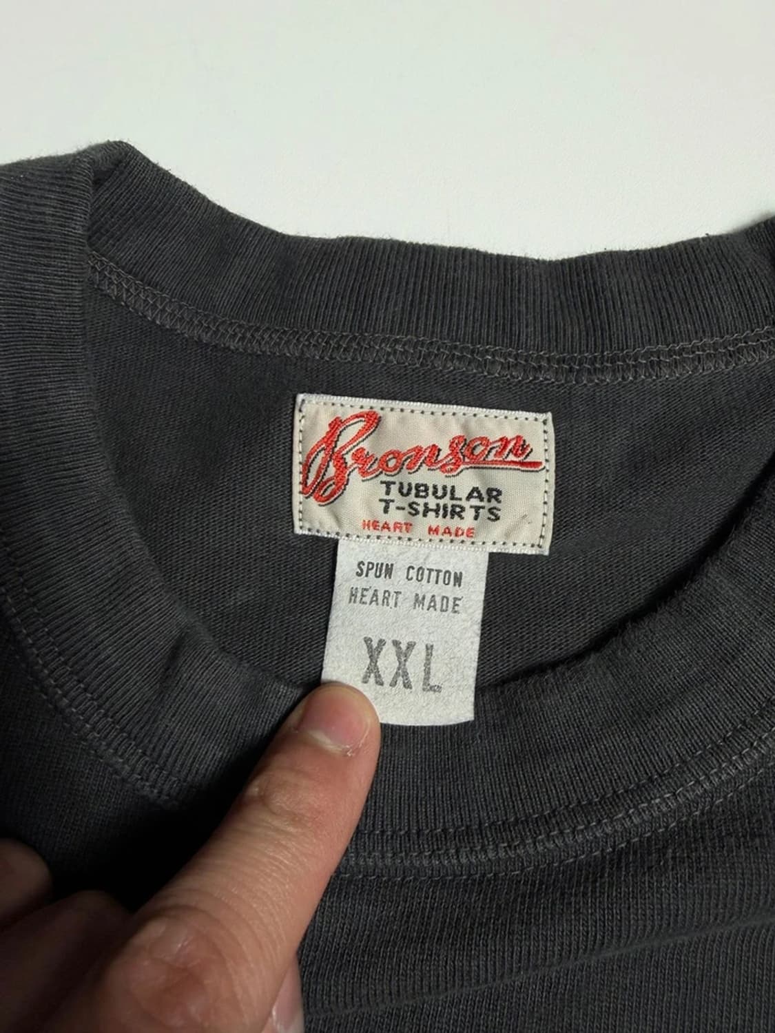 브론슨 9oz USA 코튼 투뷸러 반팔 티셔츠 R1499 상품이미지4