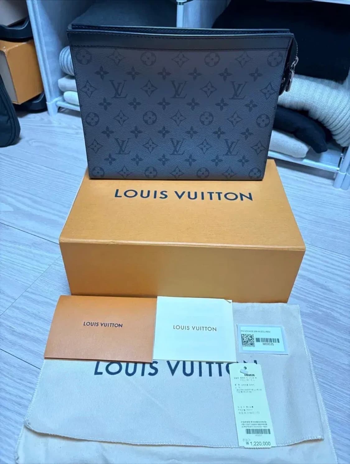 루이비통 정품 모노그램 포쉐트 보야주 클러치 상품이미지1