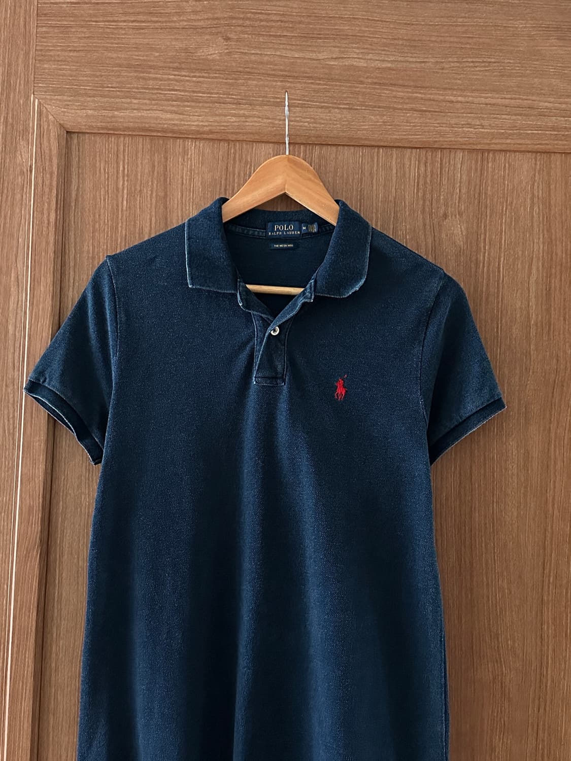 Polo Ralph Lauren 여성 워싱 블루 PK 원피스 m 상품이미지4
