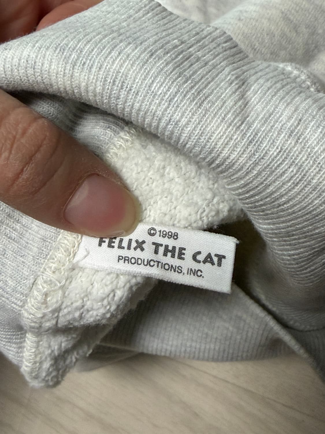 1998 구 리맥 리얼맥코이 토이즈맥코이 펠릭스 더 캣 맨투맨 상품이미지6