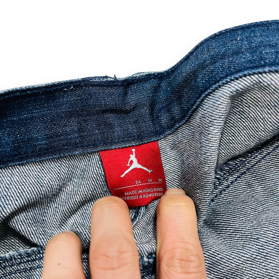 나이키 조던 2008s 올드스쿨 백 자수 데님 하프팬츠 상품이미지7