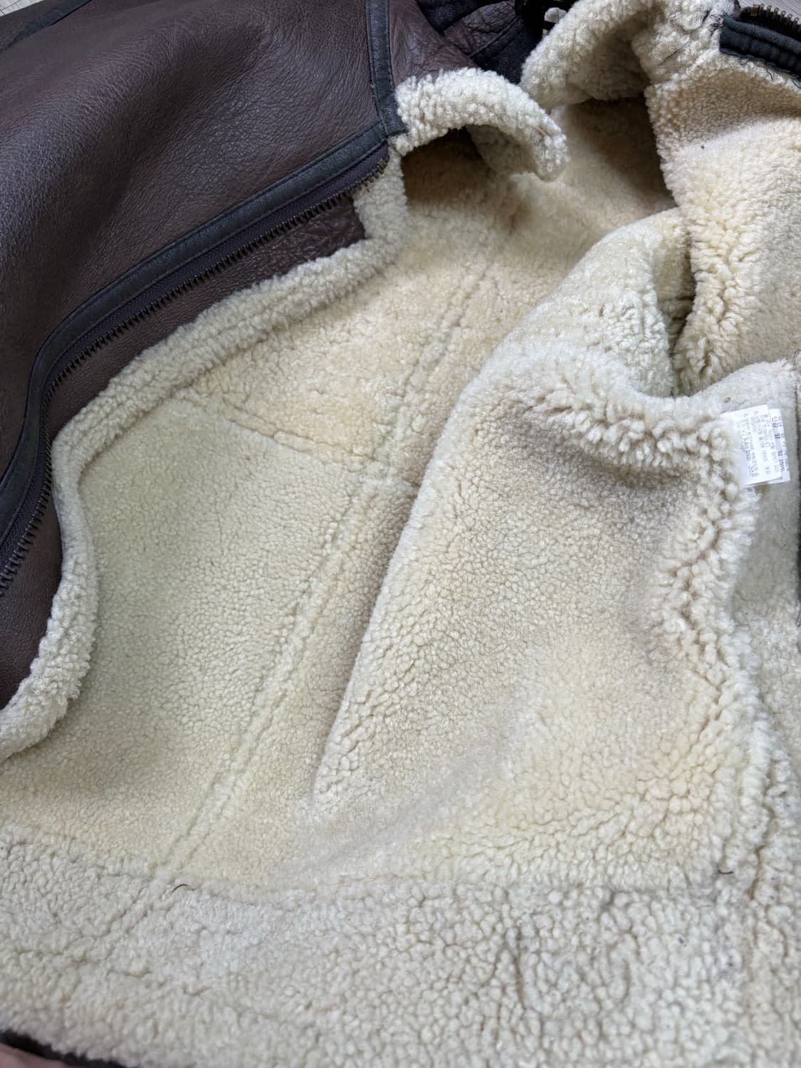 B-3 양가죽 무스탕 자켓 상품이미지4