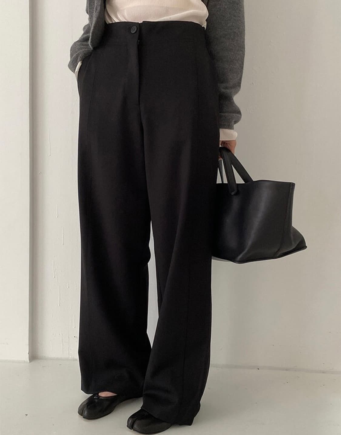 킨다베이지 버트너 비조 슬랙스(롱버전, L) 상품이미지3