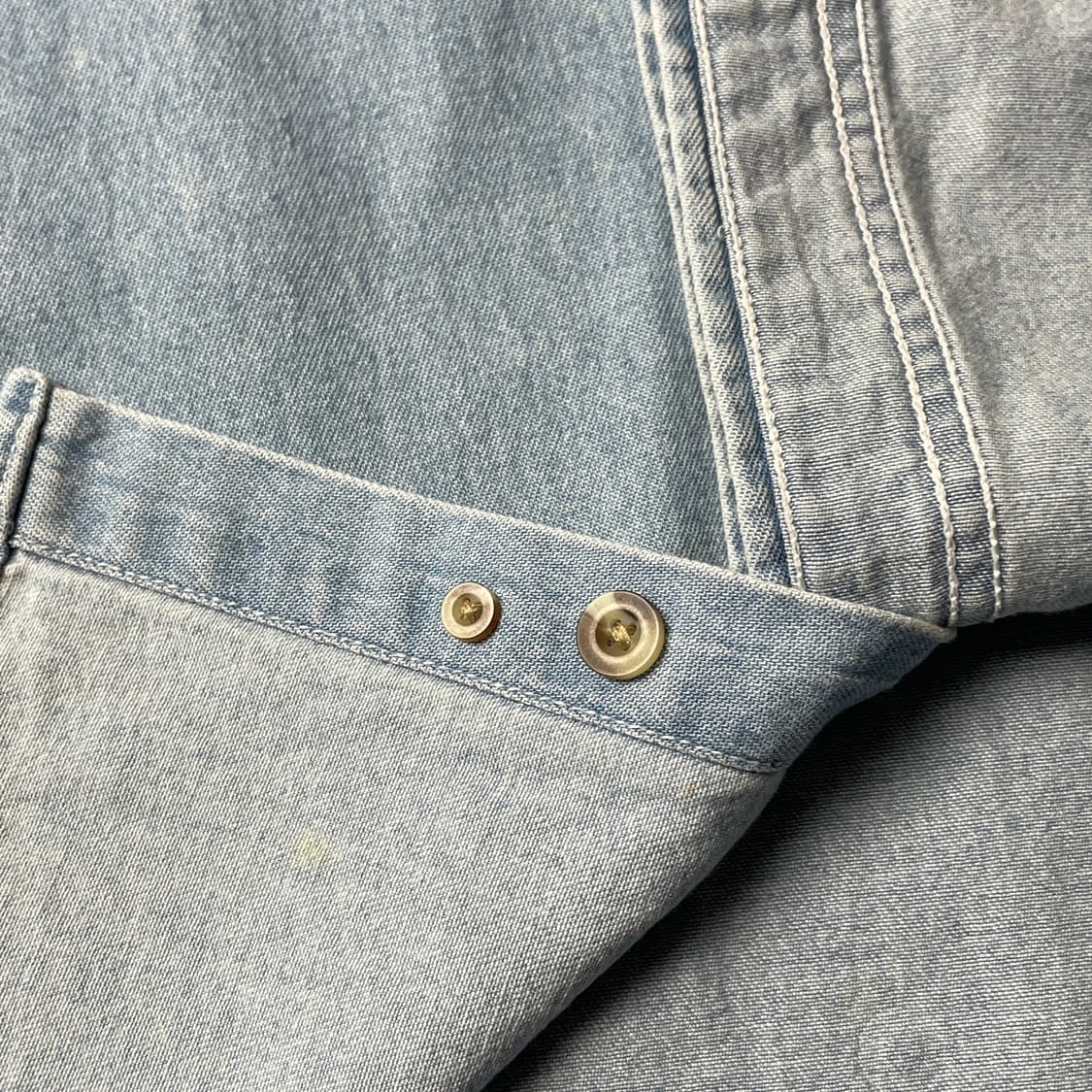 ULTRACLUB 빈티지 다운버튼 코튼 데님 셔츠 A00471 상품이미지9