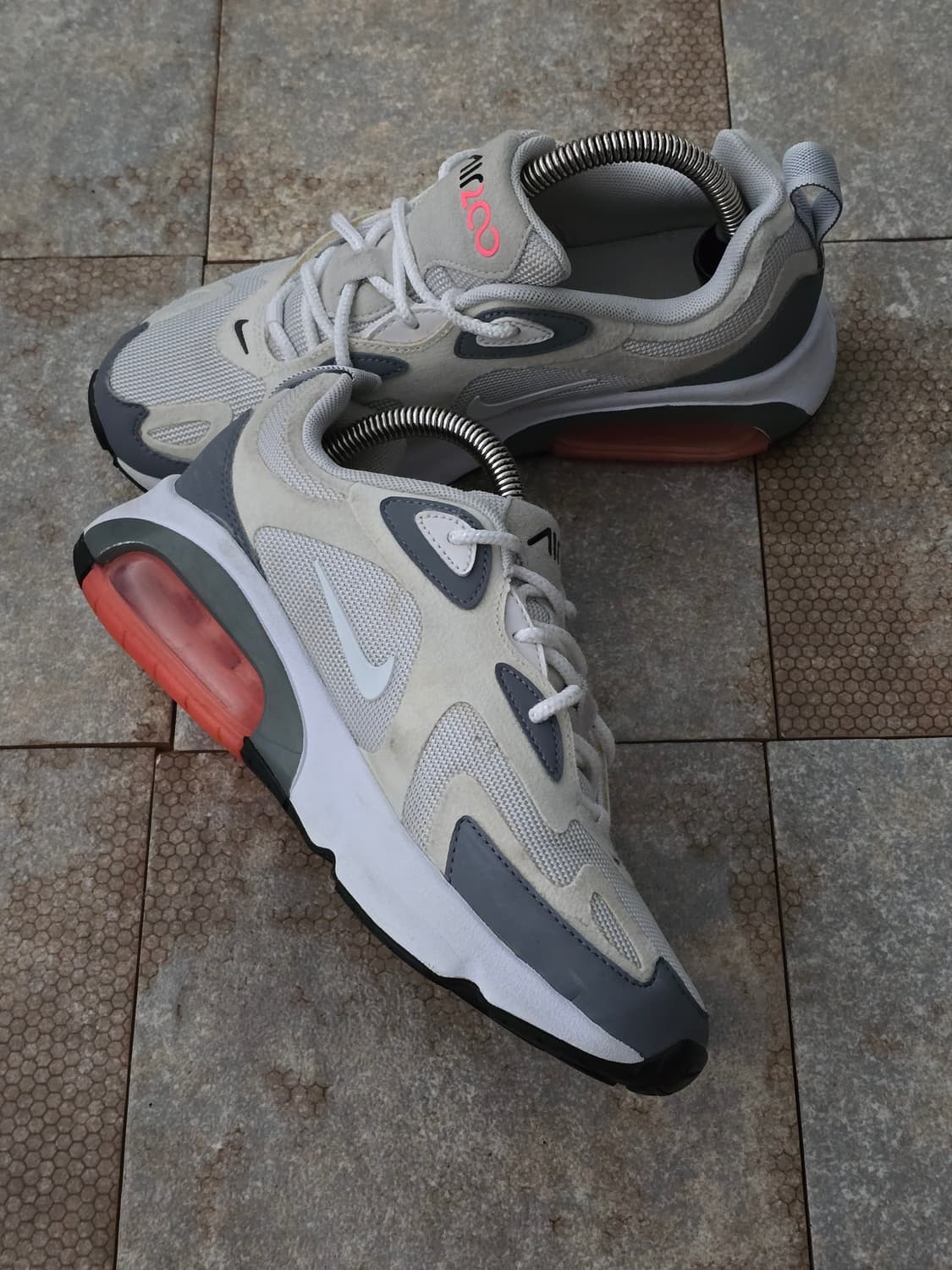 (230)나이키 에어맥스 200 그레이 핑크 상품이미지5