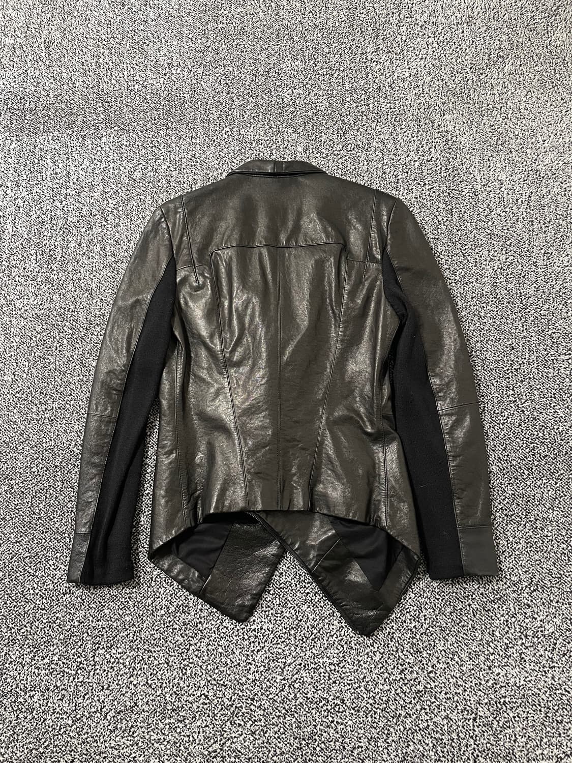 빈티지9. 양가죽 지퍼 디테일 가죽자켓 라이더 레더 상품이미지5