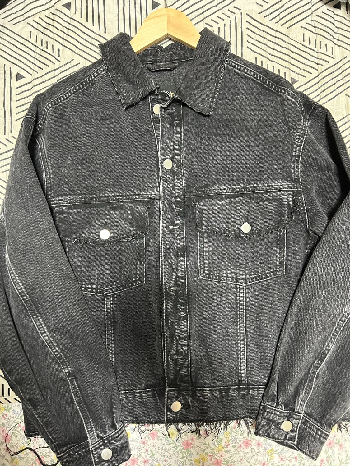 (m) 자라 흑청자켓 상품이미지1