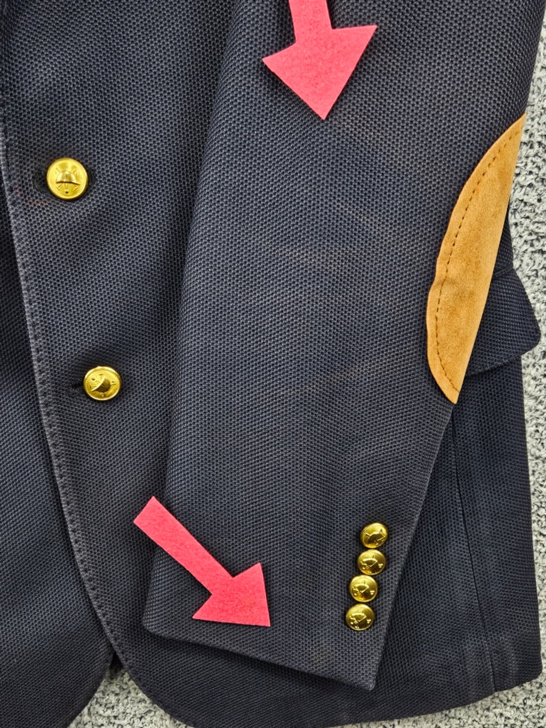 폴로랄프로렌 엘보패치 골드버튼 블레이저 자켓 ( 40R ) / 11642 상품이미지5