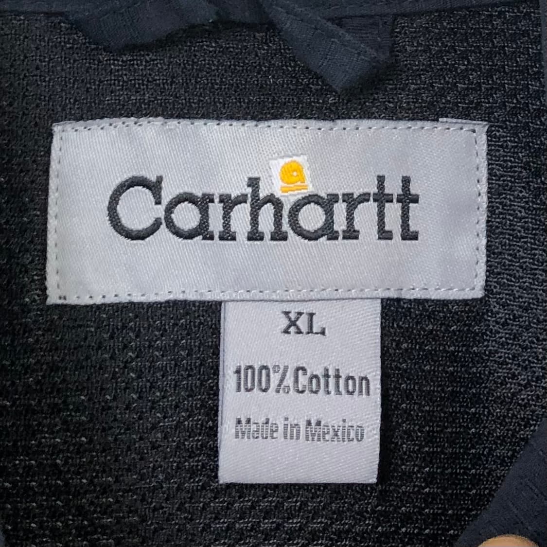XL 칼하트 네이비 워크 셔츠 상품이미지4