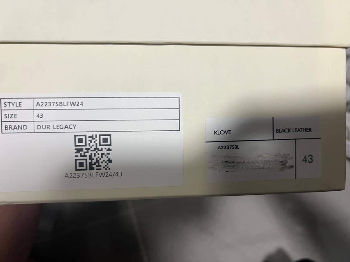 아워레가시 클로브 블랙 43 상품이미지5