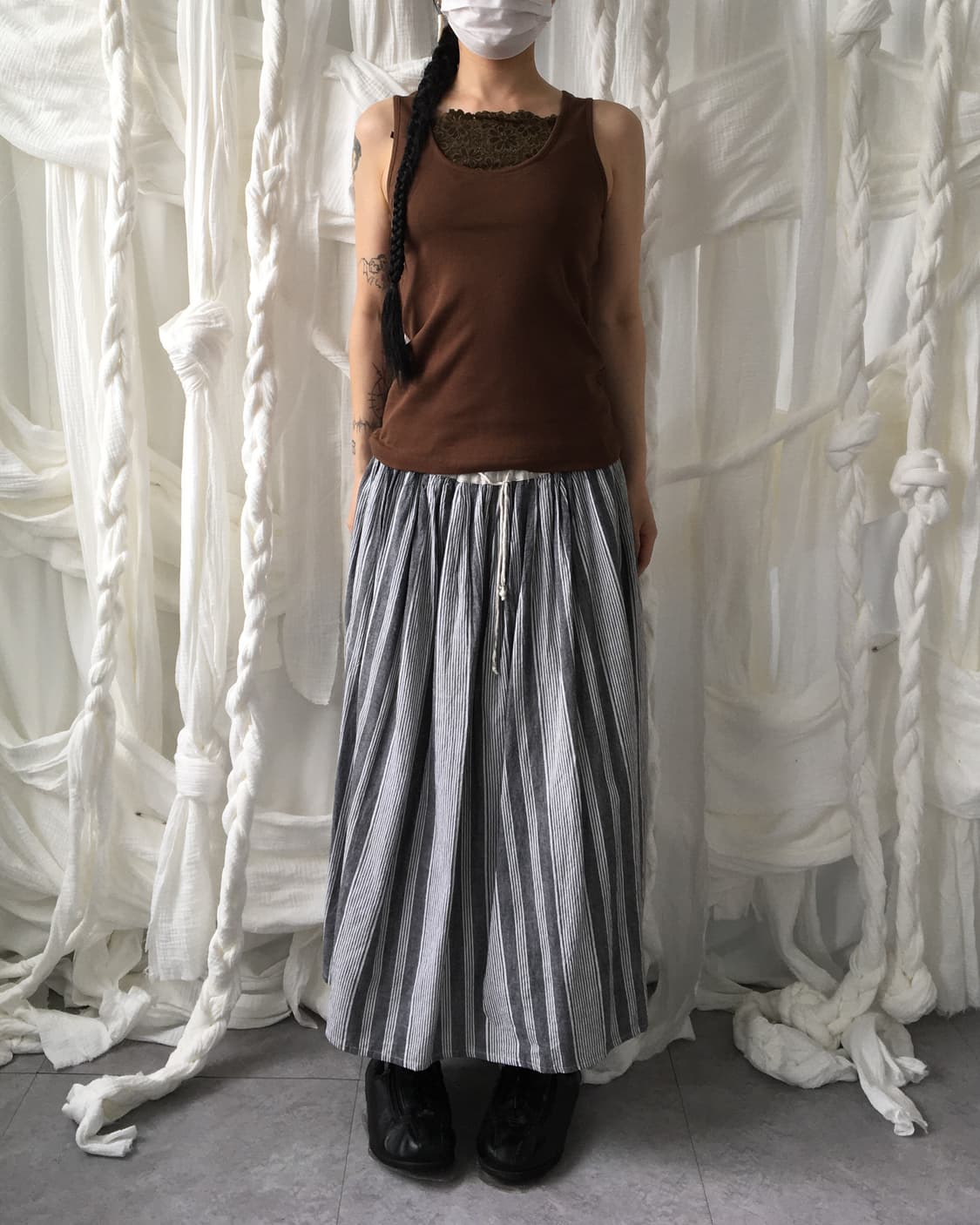 Lace point sleeveless 상품이미지5