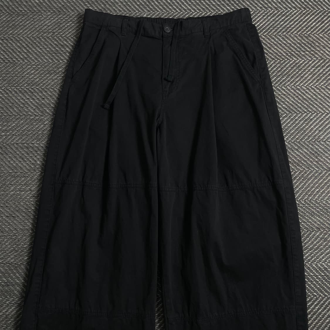 자라 빈티지 벌룬핏 코튼 팬츠 블랙y 4651 상품이미지4