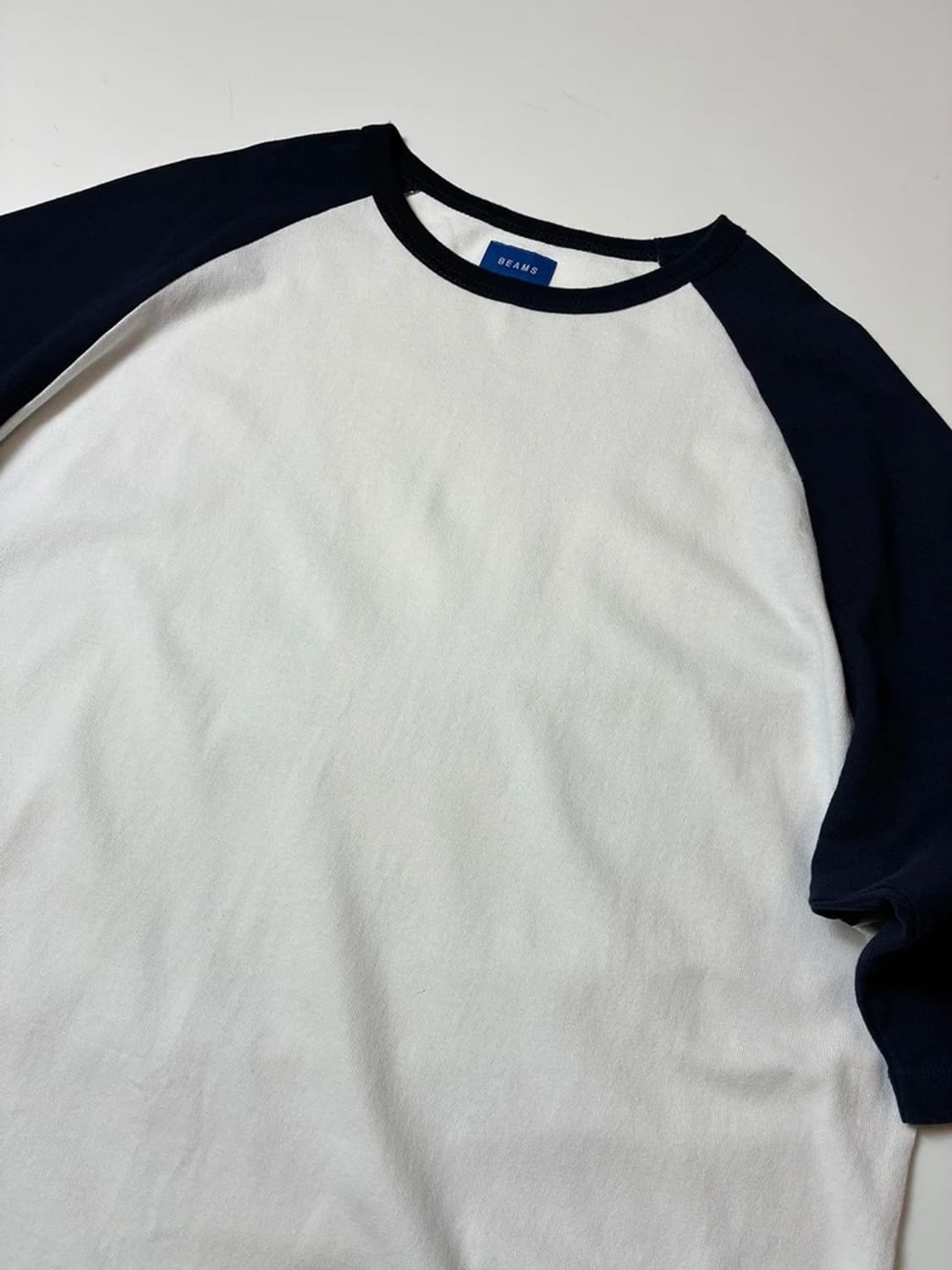 빔즈 BEAMS 레글런 코튼 반팔 슬리브 PN9028 상품이미지2