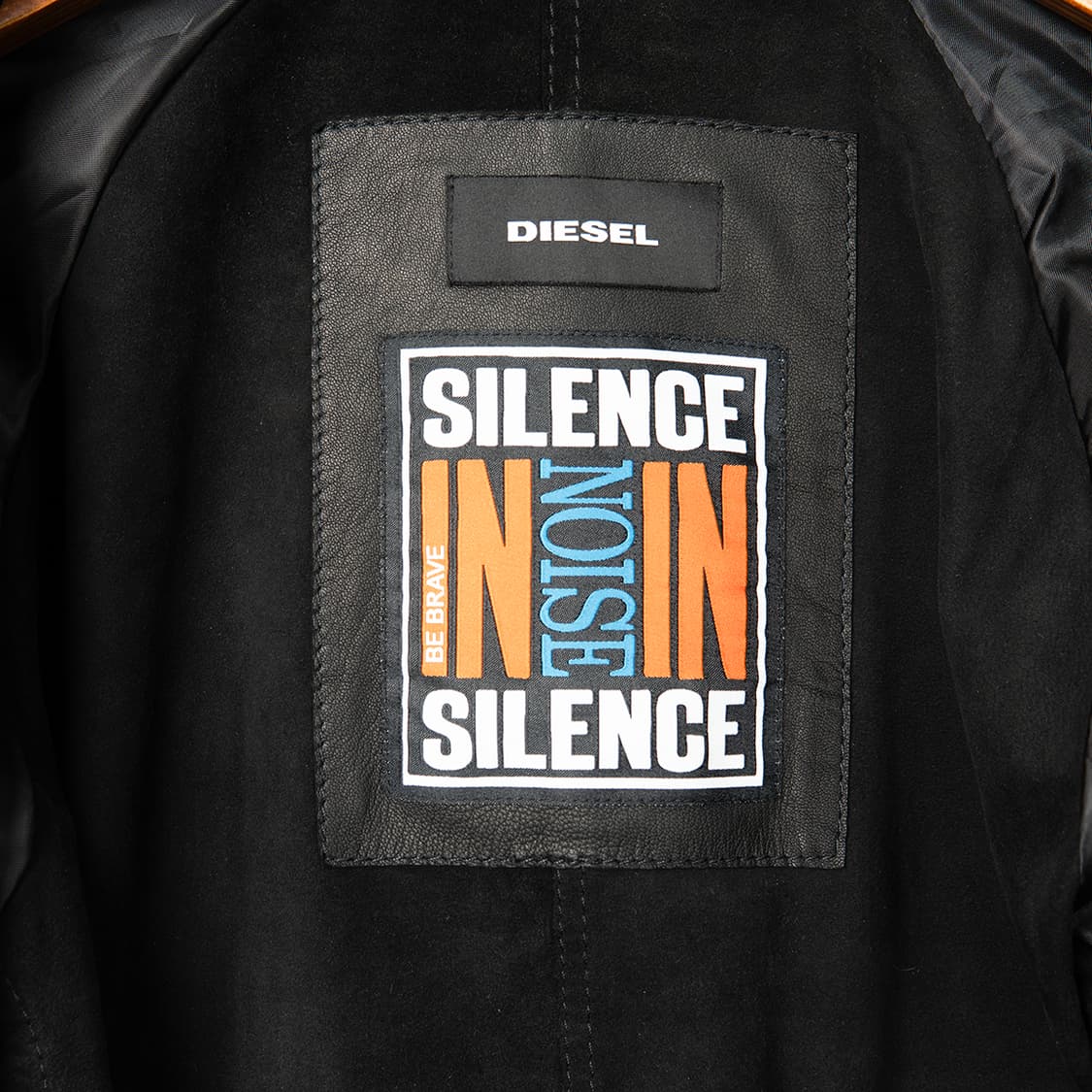 [S] 디젤 램스킨 레더 봄버 자켓 블루종  상품이미지5