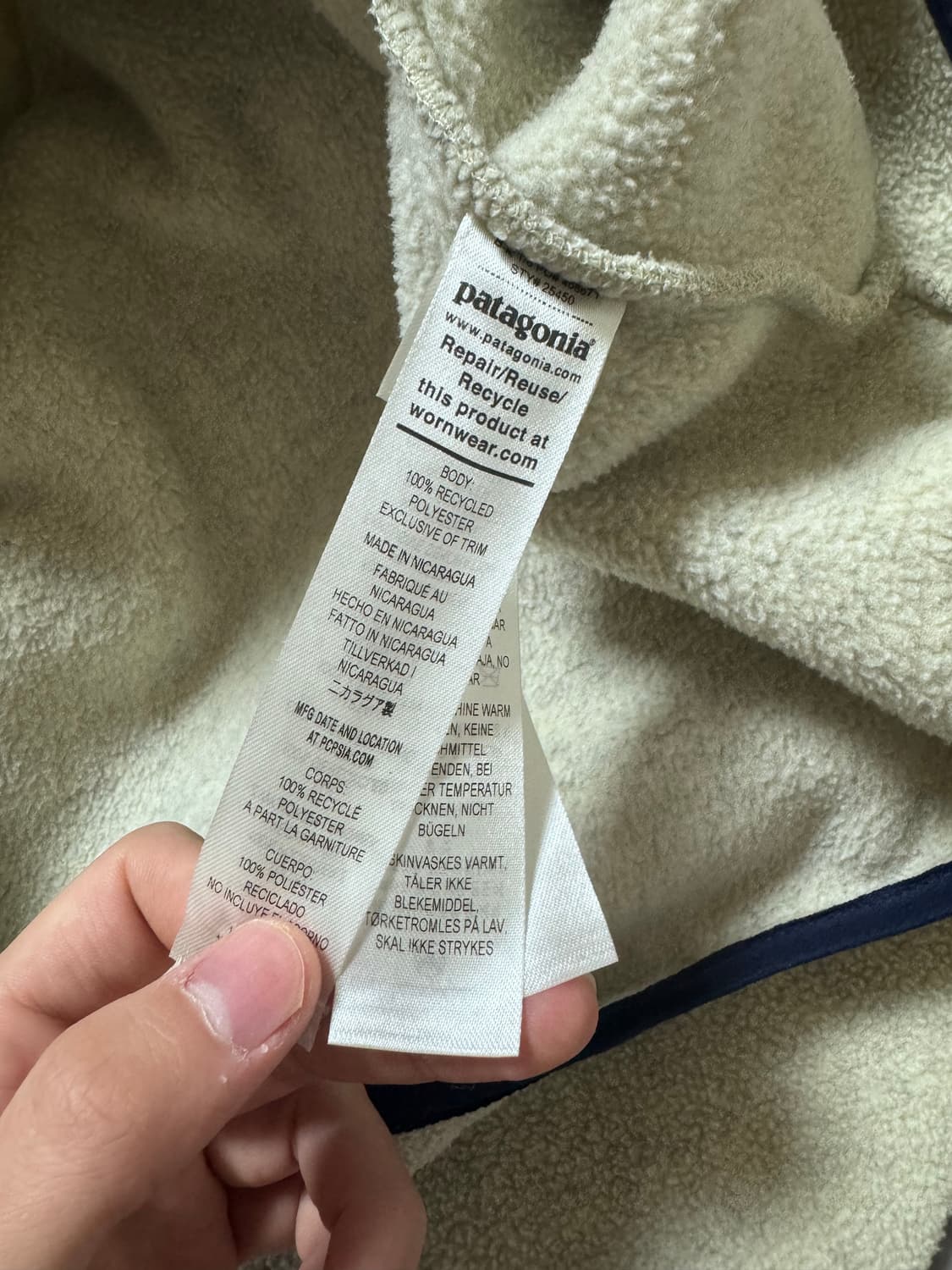 파타고니아 헤비웨이트 신칠라 스냅티 플리스 풀오버 오트밀 헤더 M 상품이미지9