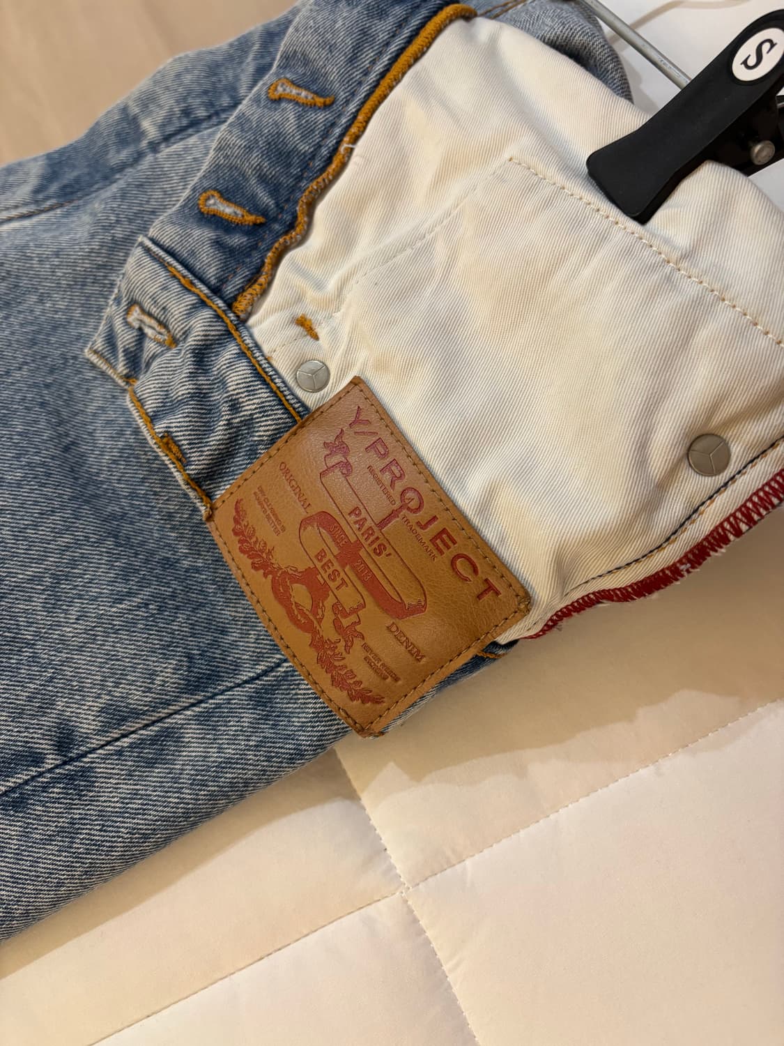 와이프로젝트 비대칭 데님 30 팝니다 상품이미지6