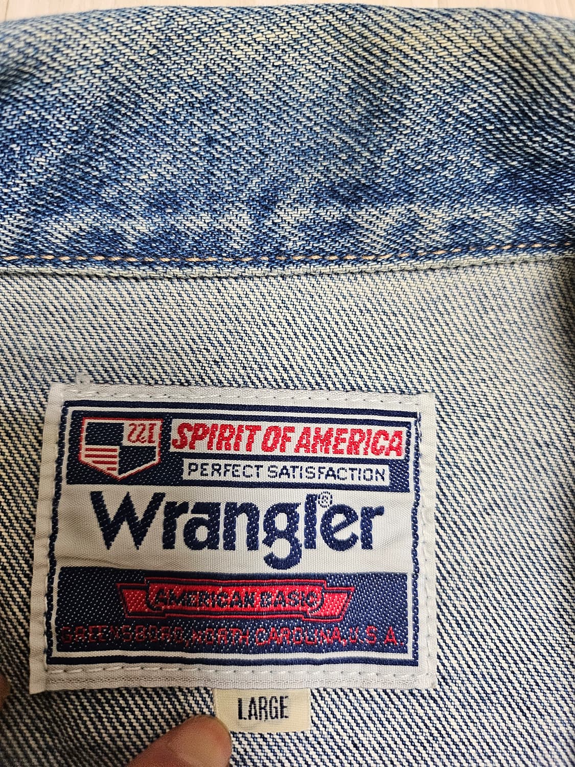 90s 랭글러 데님자켓L 상품이미지6