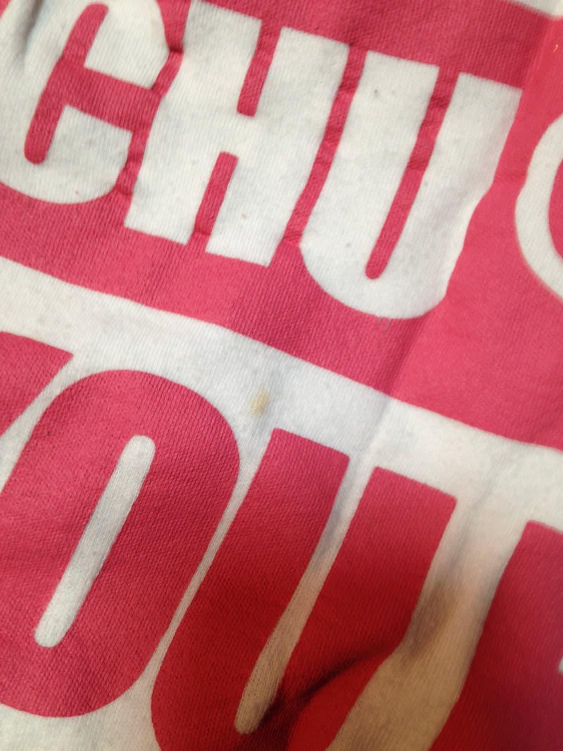 CHUXXX 00s 갸루 레터링 반팔티 상품이미지4