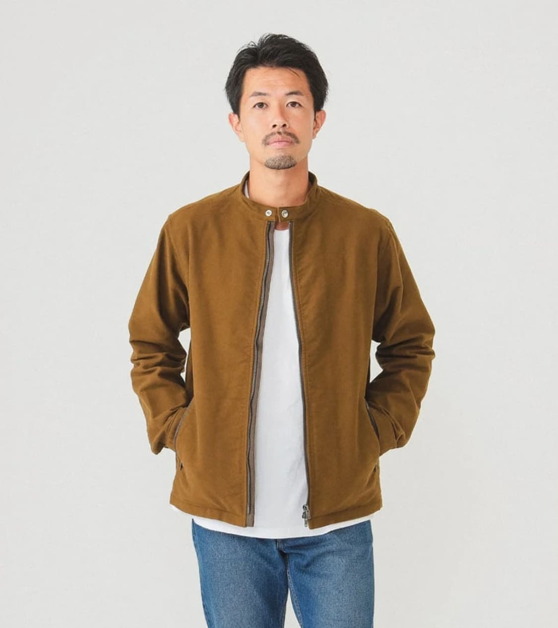 BEAMS - 23FW MOLESKIN RIDER JACKET 상품이미지2