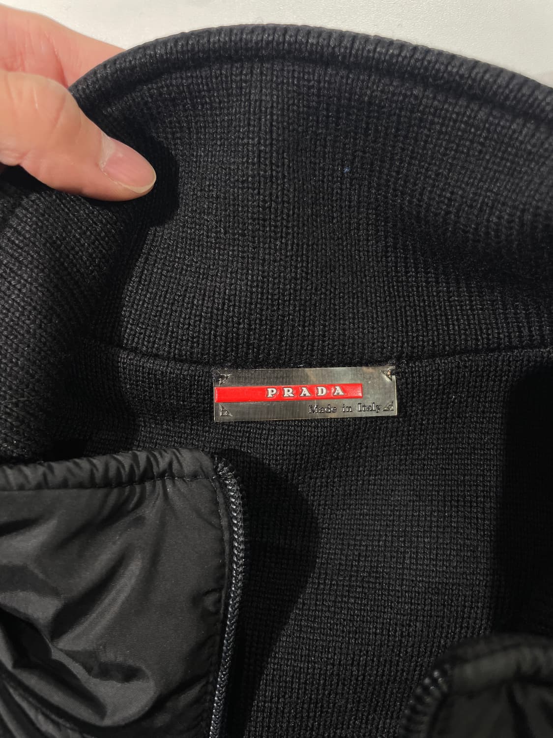 프라다 레드탭 00’s 블랙 투 웨이 나일론 자켓 상품이미지7