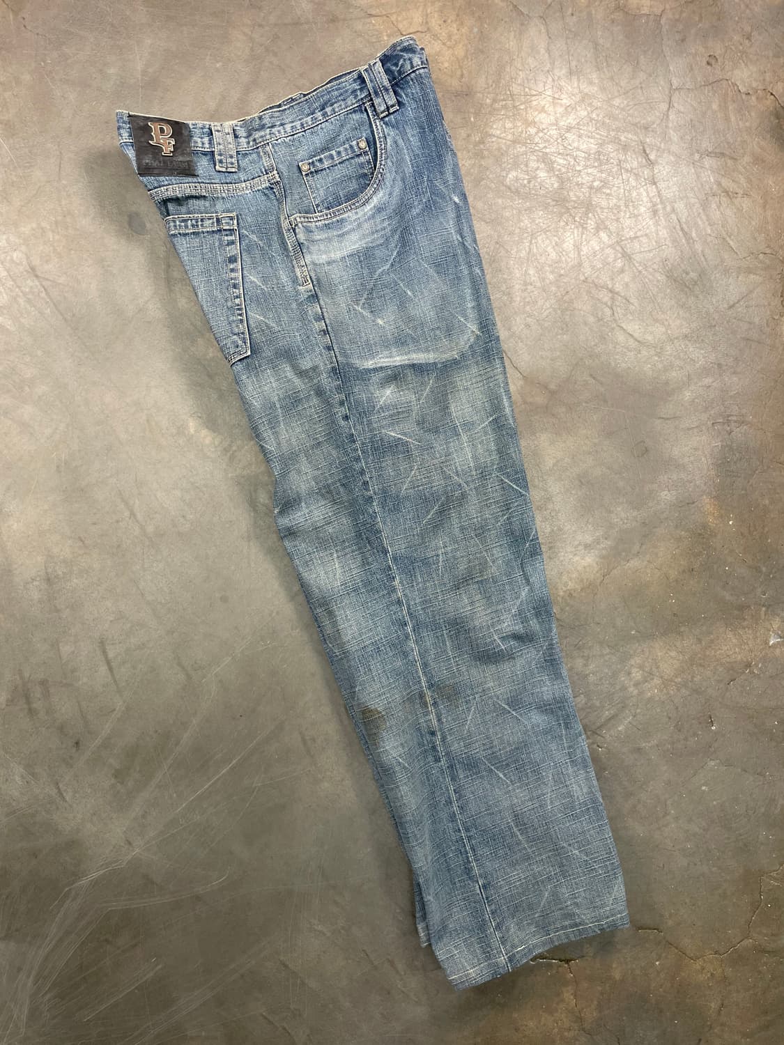 팻팜 와이드 데님 팬츠 상품이미지2